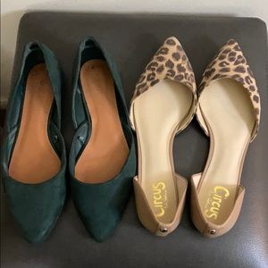 Two pairs of flats!